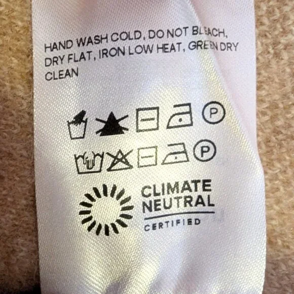 Reformation | Cashmere Fonte Plaid Cropped Tank Top Cream & Tan Gingham | Small - Picture 7 of 11